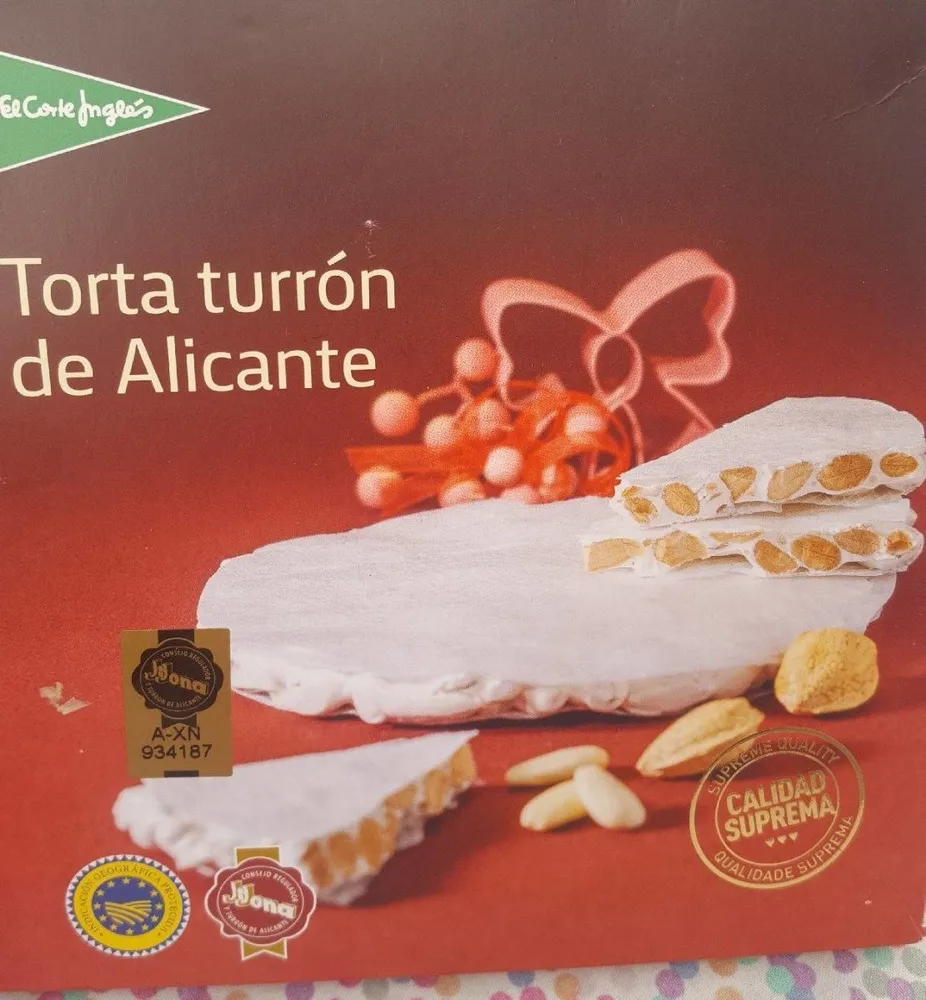 Torta Turrón De Alicante