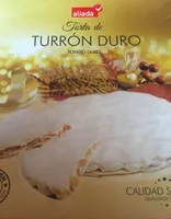 Torta de turrón duro
