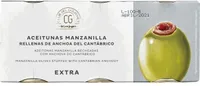 Aceitunas Manzanilla rellenas de anchoa del Cantábrico