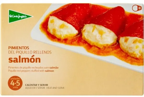 Pimientos del piquillo rellenos de salmón