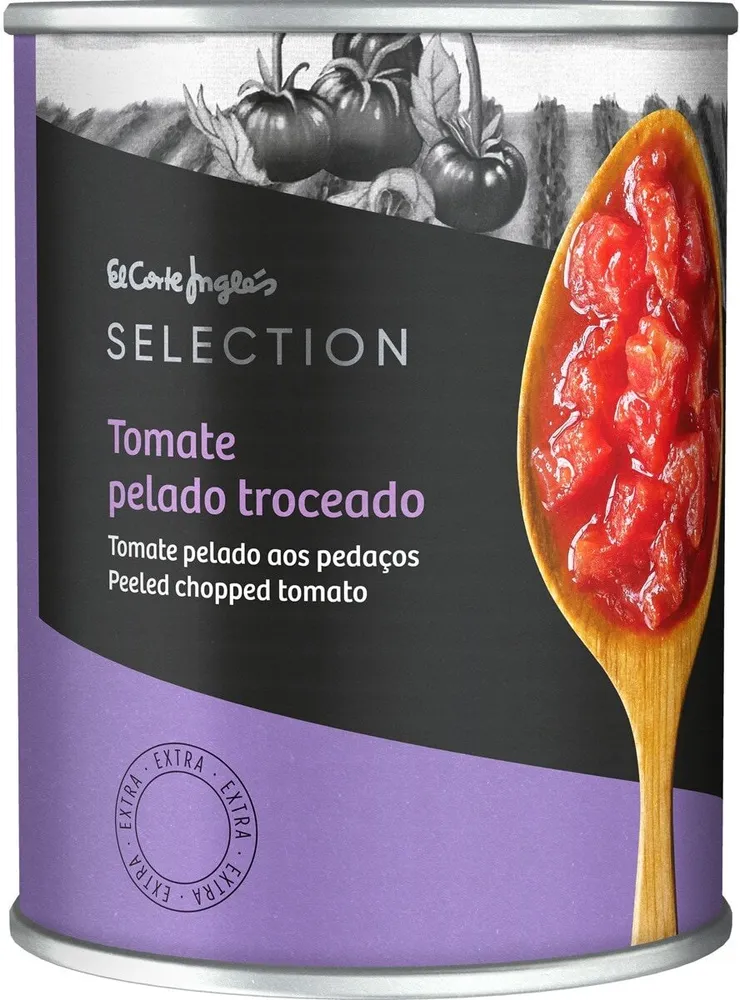 Tomate pelado troceado