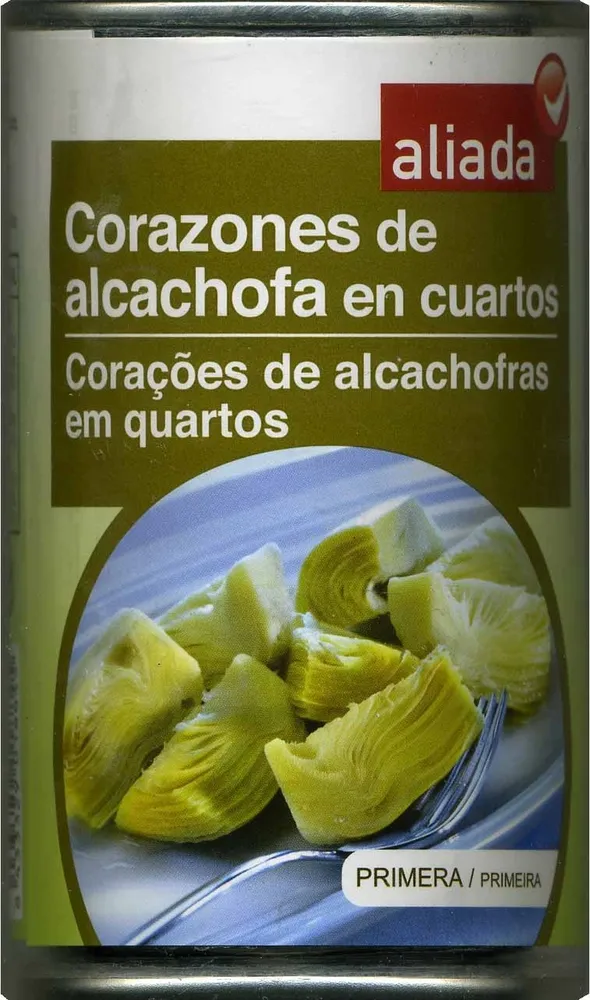 Alcachofas de alcachofa en cuartos