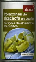 Alcachofas de alcachofa en cuartos