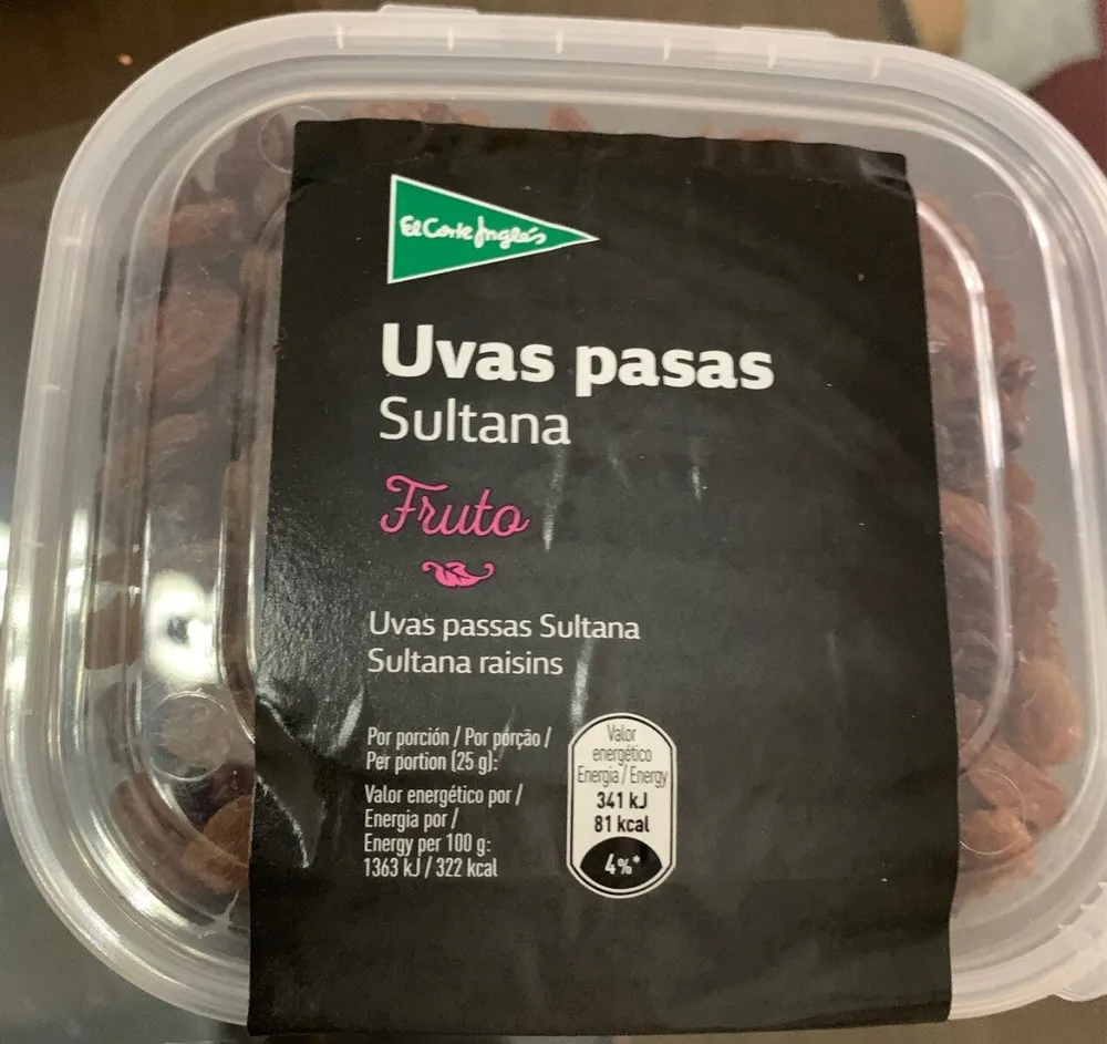 Uvas pasas sultanas