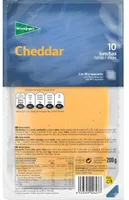 Queso cheddar en lonchas