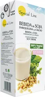 Bebida de soja enriquecida con calcio vegetal