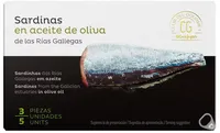 Sardinas de las rías gallegas en aceite de oliva