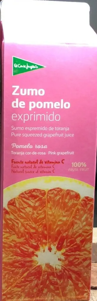 Zumo de pomelo exprimido