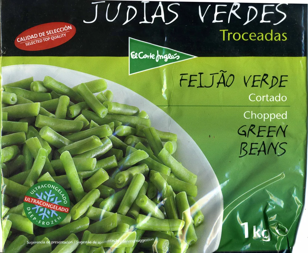Judías verdes redondas troceadas