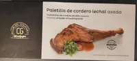 Paletilla de cordero lechal asada