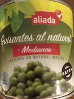 Guisantes al natural