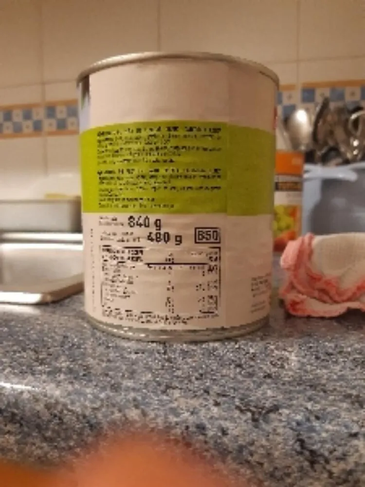 Pera mitades en almíbar ligero lata 480 g neto escurrido