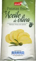 Patatas fritas lisas en aceite de oliva