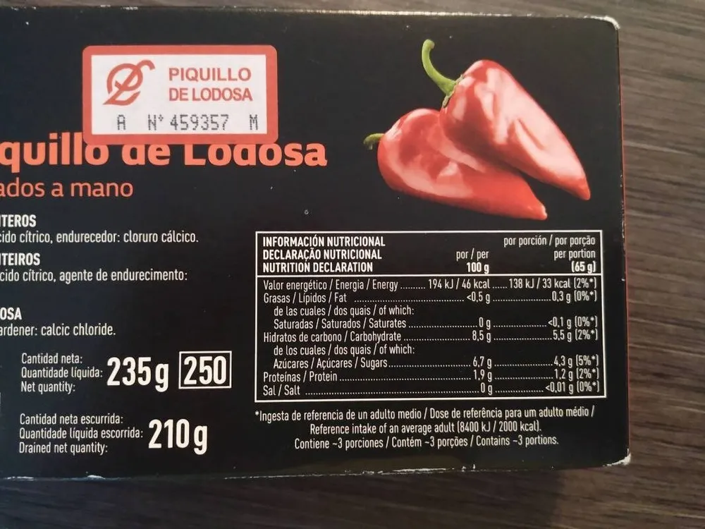 Pimientos piquillo de lodosa