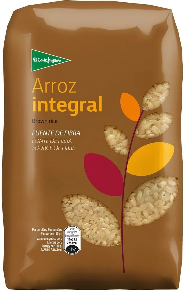 Arroz redondo integral