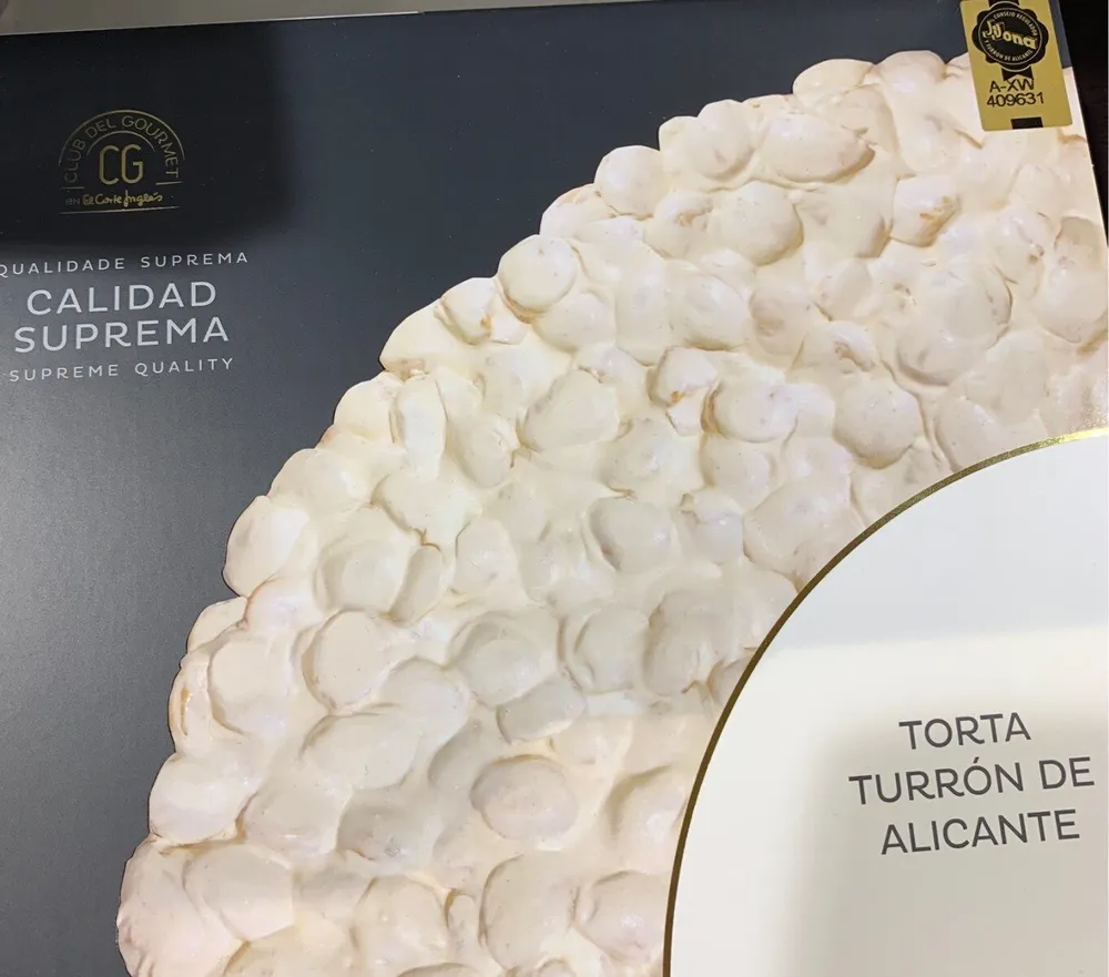 Torta de turron