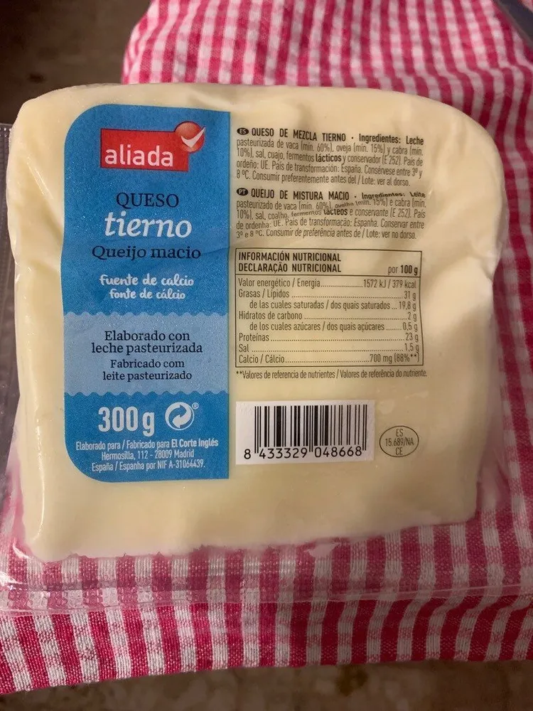 Queso tierno