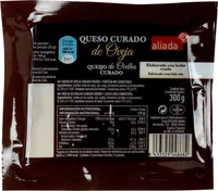 Queso curado de oveja graso elaborado con leche cruda cuña