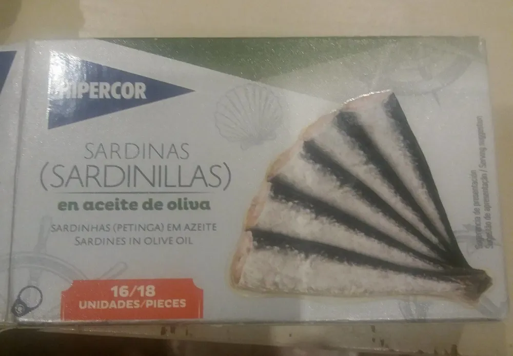 Sardinas en aceite de oliva
