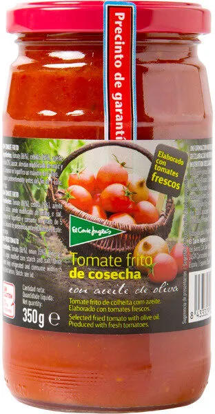 Tomate frito cosecha con aceite de oliva