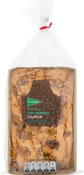 Bizcocho casero con nueces