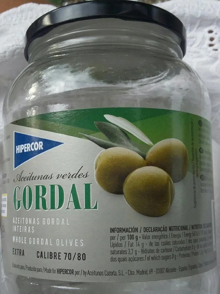 Aceitunas versés GORDAL