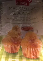 Magdalenas redondas envasadas individualmente