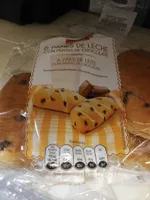Pan de leche con pepitas de chocolate envasados individualmente
