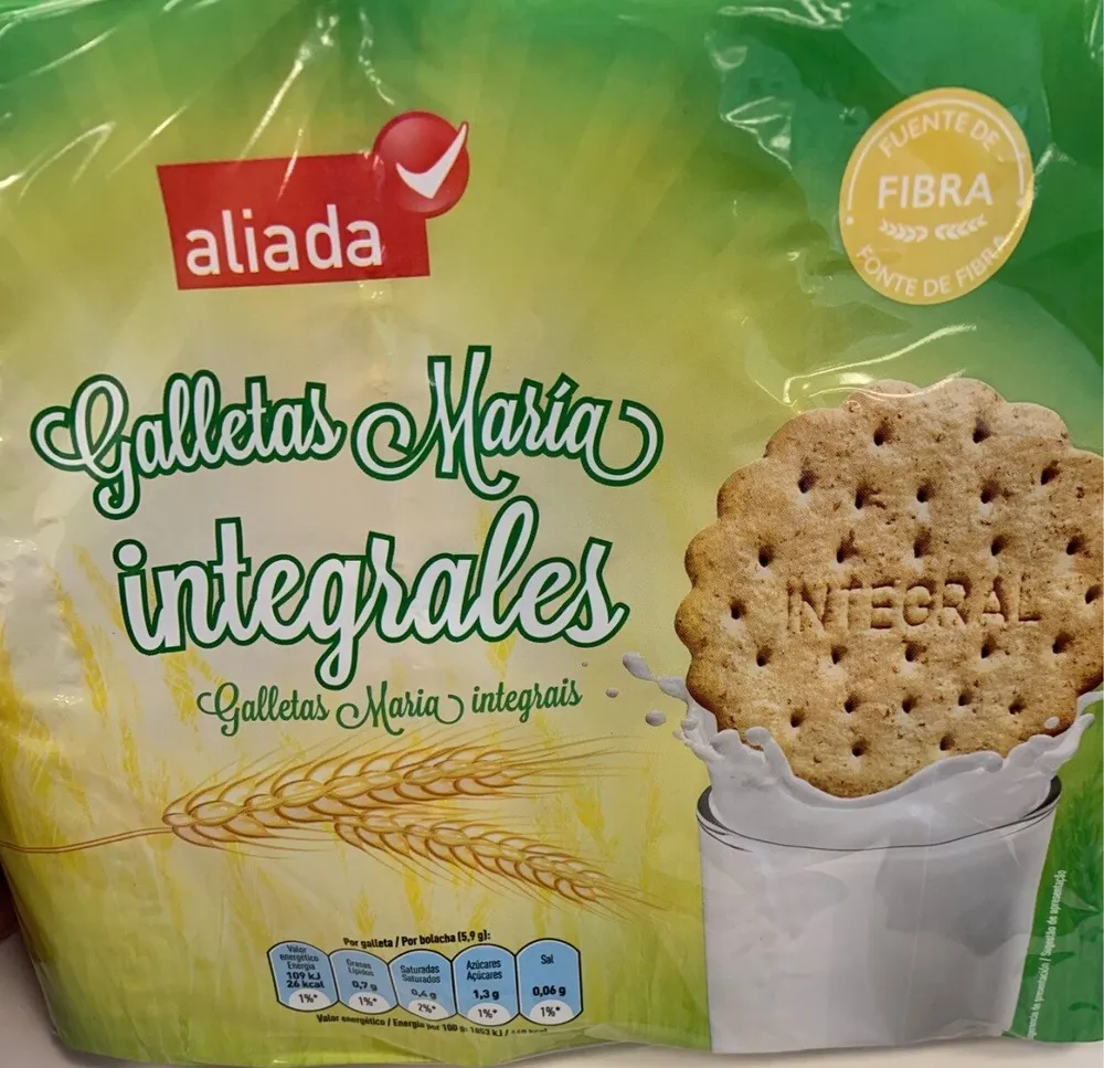 Galletas maría integrales
