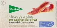Filetes de anchoa aceite de oliva pesca del cantábrico