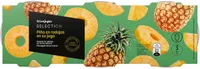 Piña en rodajas en su jugo