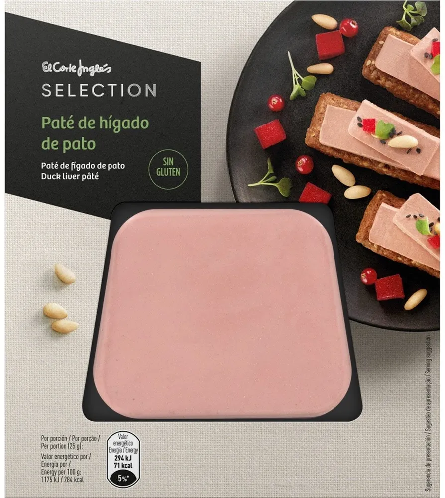 Mousse de foie de pato sin gluten