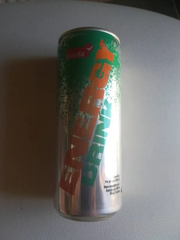 Bebida energética sin gluten