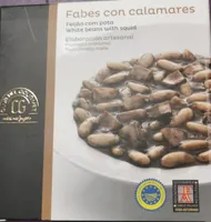 Fabes con calamares