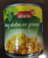 Maíz dulce en grano