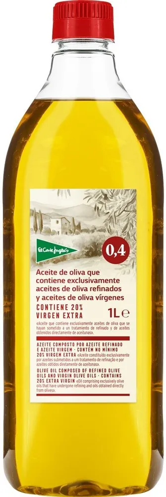 Aceite de oliva suave 0,4º