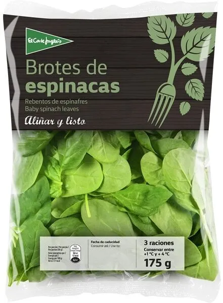 Brotes espinacas