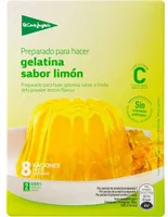 Preparado para hacer gelatina sabor limón con vitamina