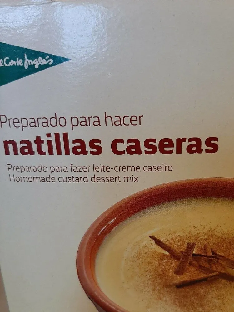 Preparado natillas caseras