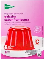 Preparado para hacer gelatina sabor frambuesa con vitamina