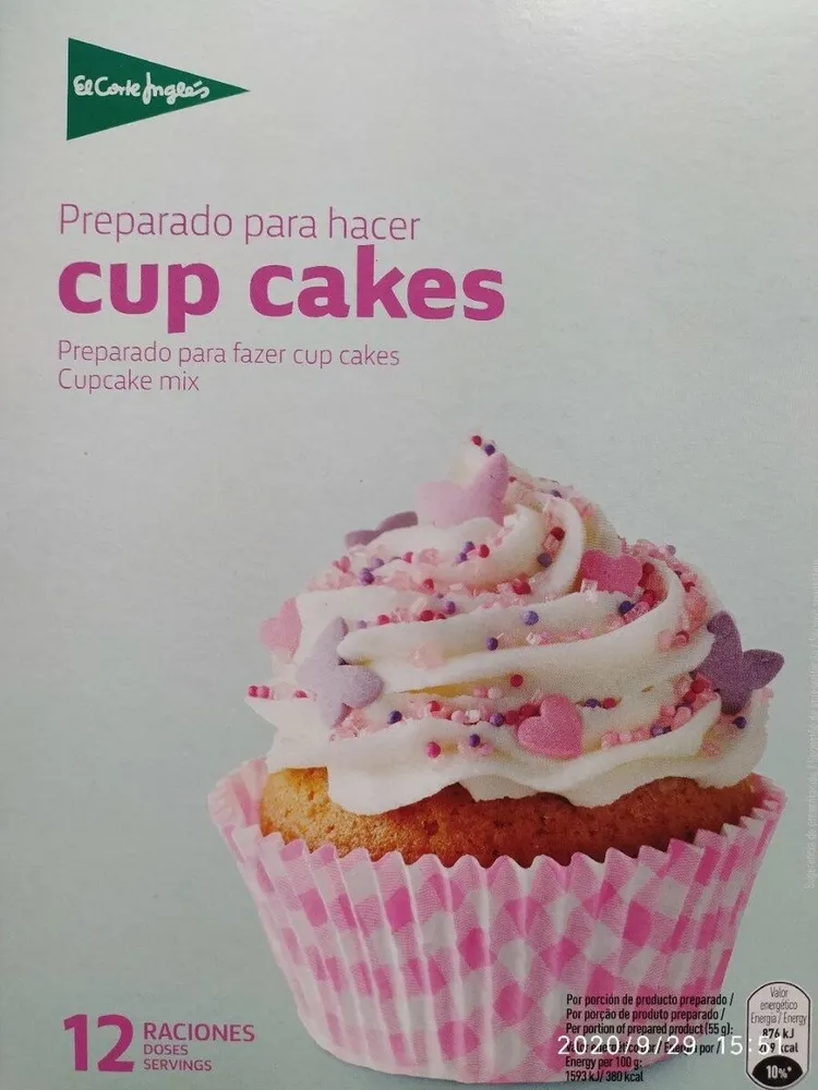 Preparado para hacer cup cakes