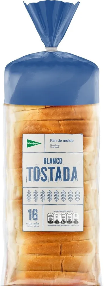 Pan de molde especial tostadas