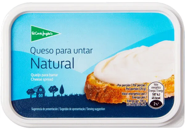 Queso para untar natural