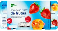 Yogur con trozos de frutas