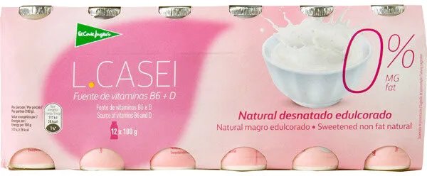 L.casei natural desnatado edulcorado