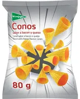 Conos sabor a bacon y queso