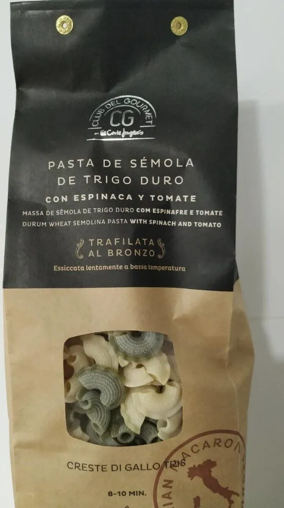 Pasta de sémola de trigo duro