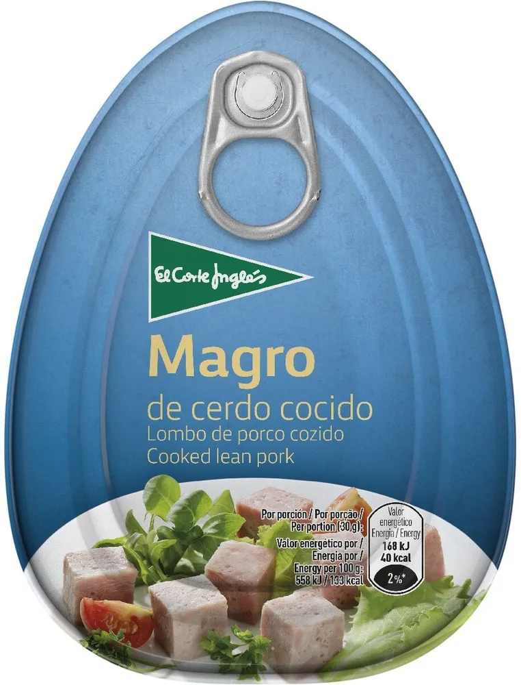 Magro de cerdo cocido
