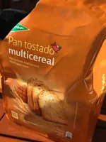 Pan tostado multicereal rebanadas