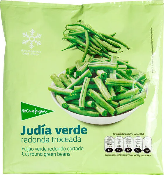 Judía verde redonda troceada